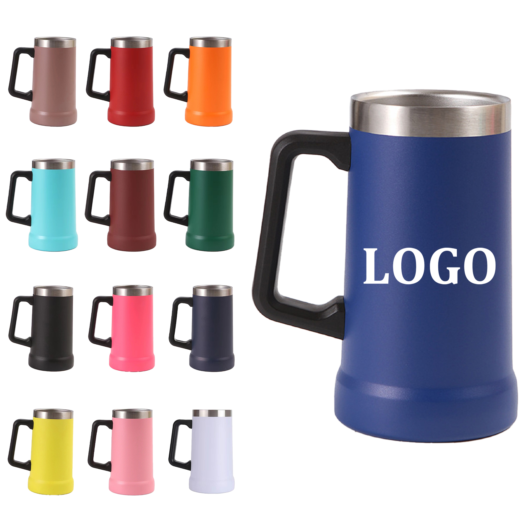 24 OZ Adventure Big Grip Beer Stein 9
