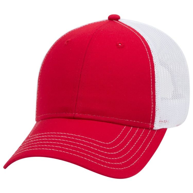 OTTO CAP® 6 Panel Low Profile Mesh Back Trucker Hat 6