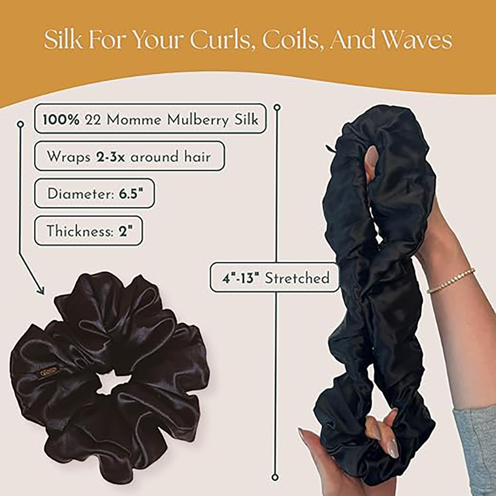 Real Mulberry Silk Scrunchie 2