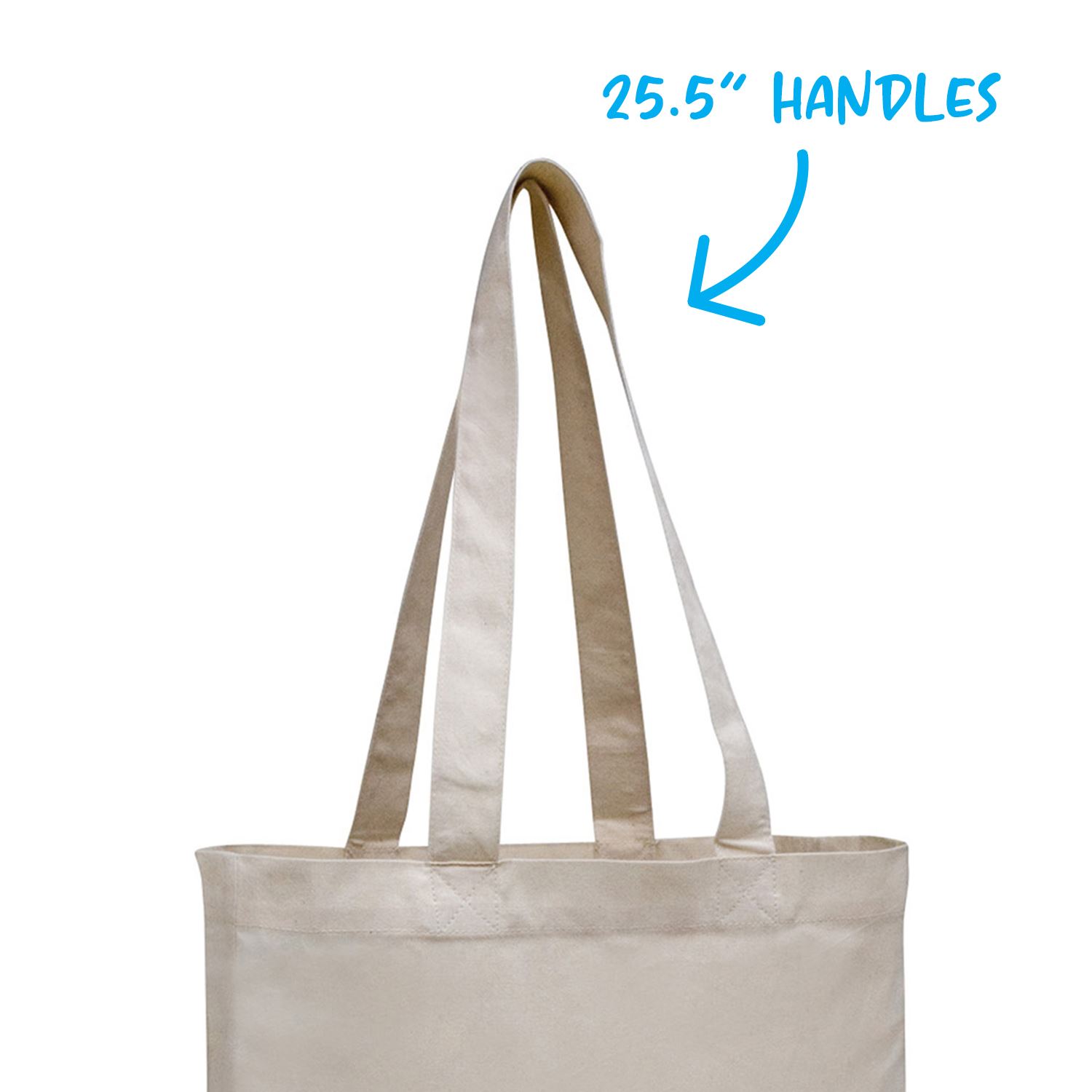 V Natural Organic Gusseted Tote