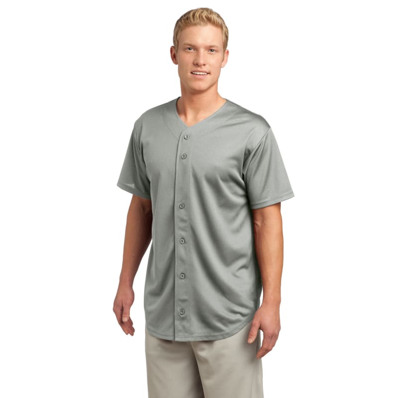 Sport-Tek PosiCharge Tough Mesh Full-Button Jersey. 9