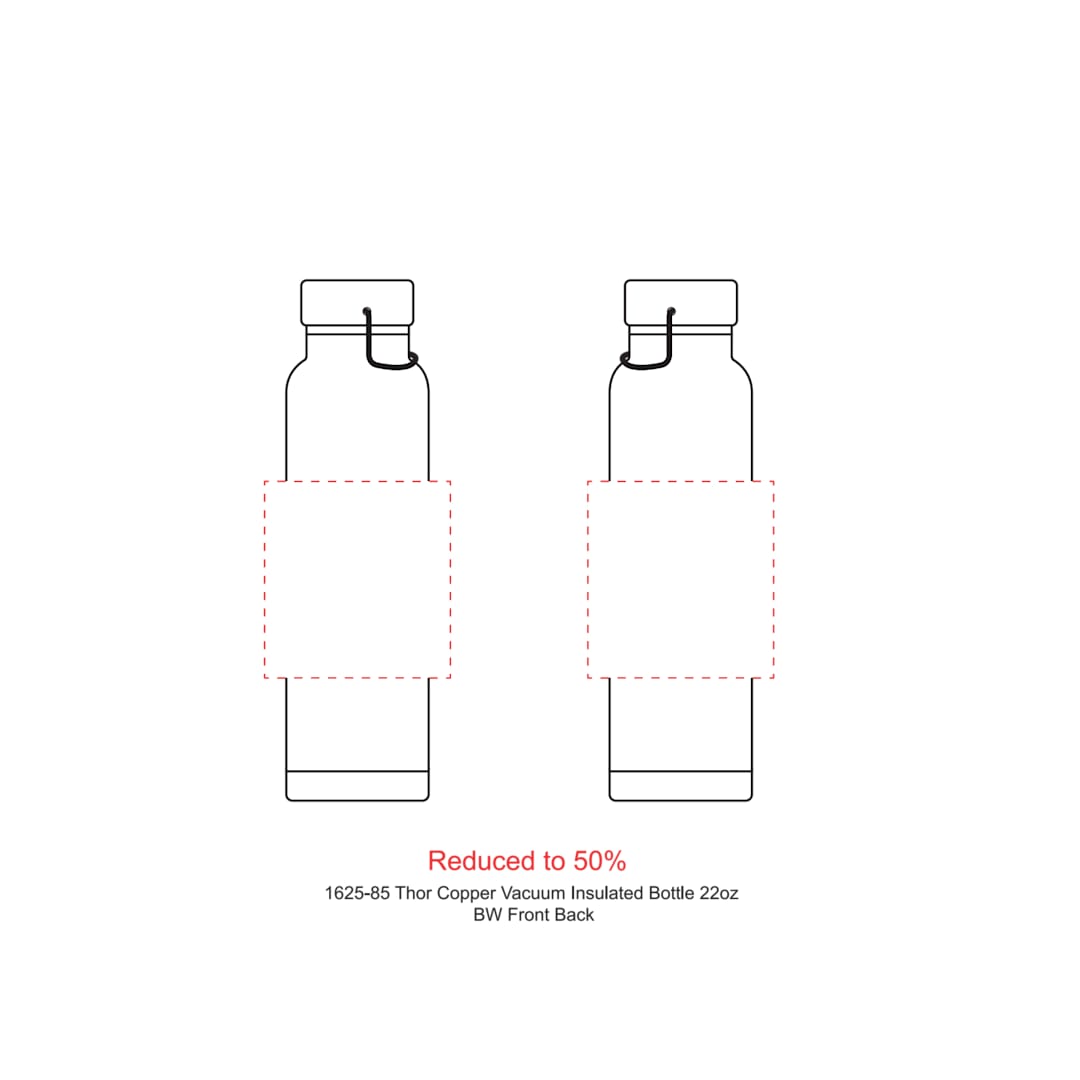 Thor Copper Vacuum Insulated Bottle 22oz 83