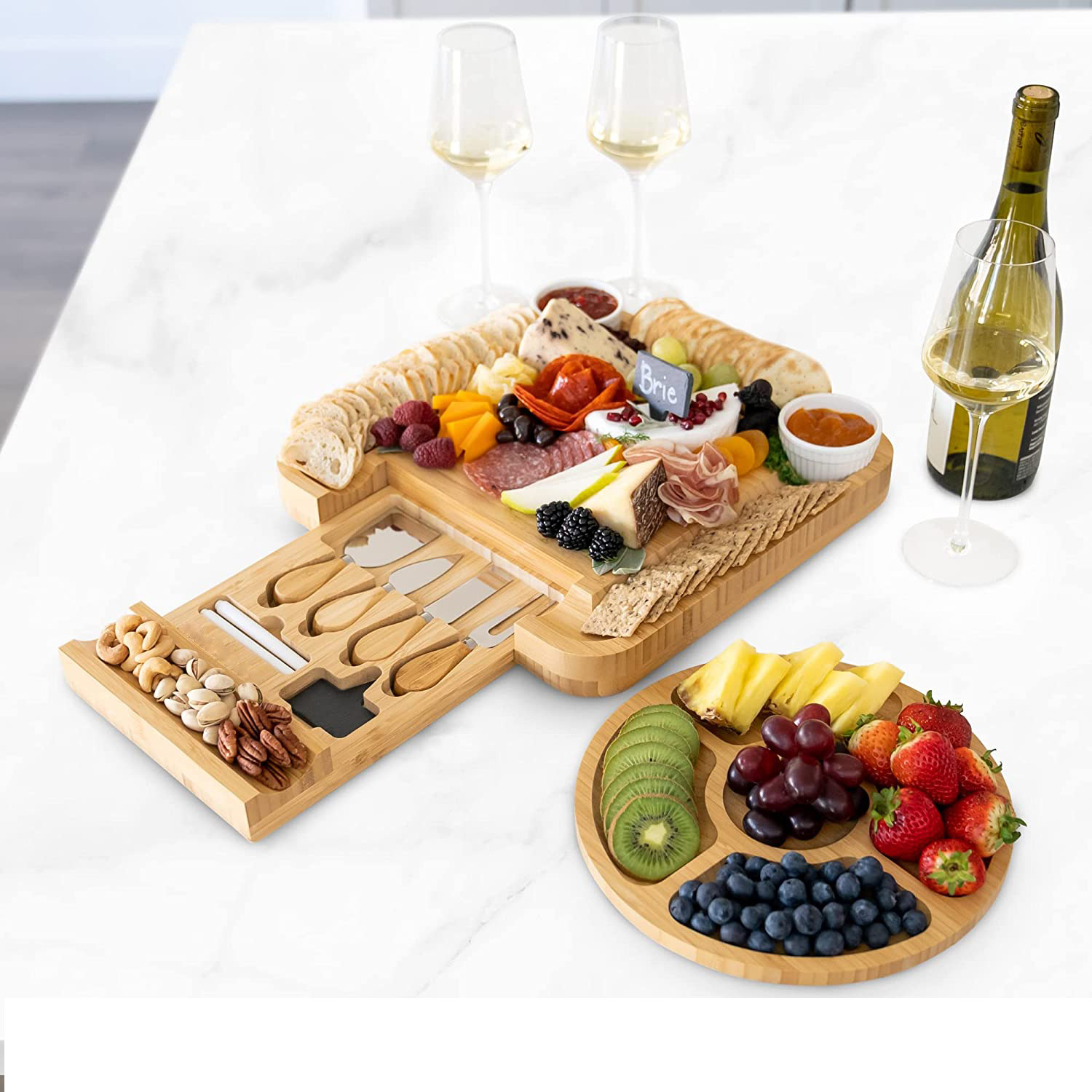 Bamboo Cheese Platter 3