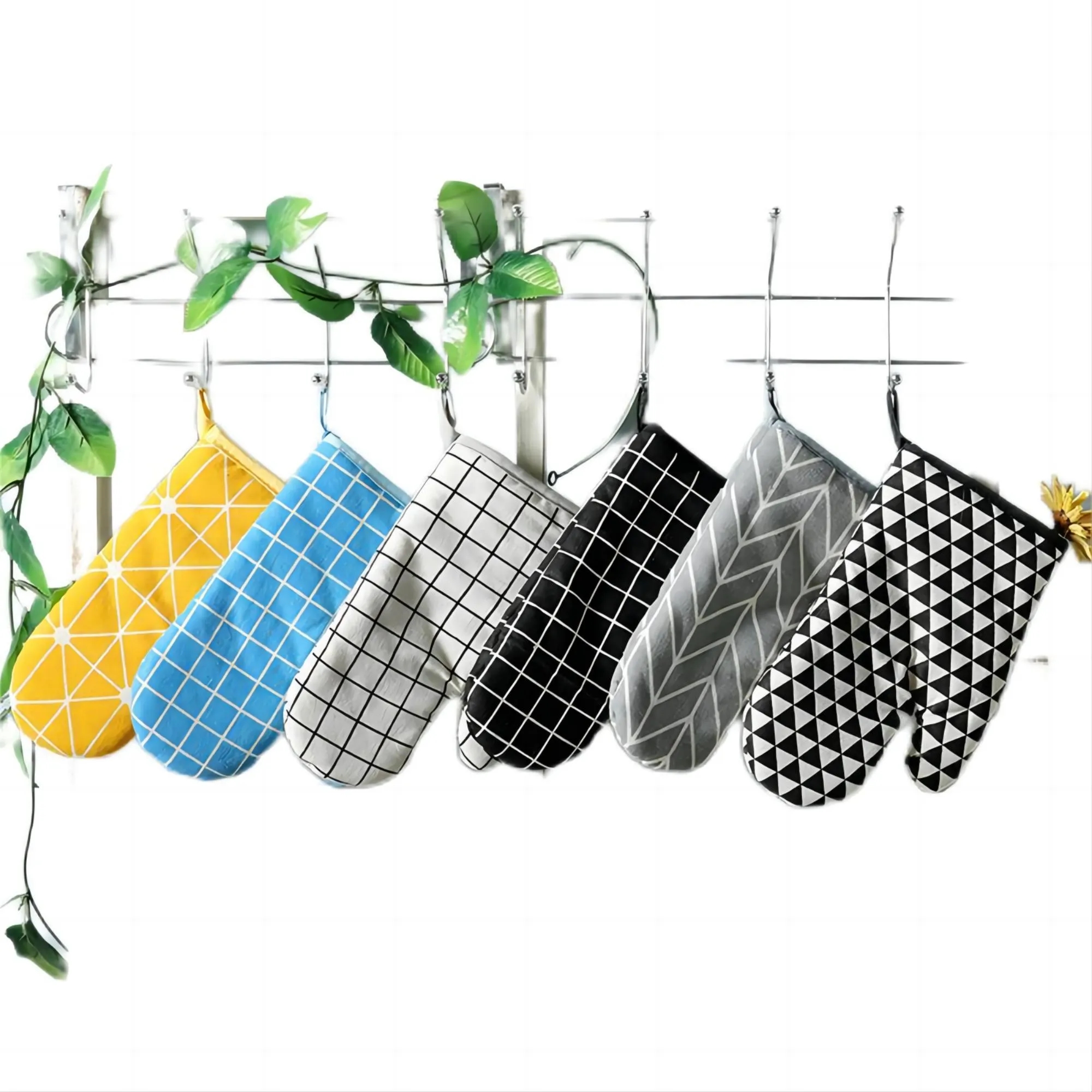 Cotton And Linen Oven Glove 2