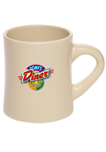 12 oz. Thick Grip Glossy Ceramic Diner Mugs 11