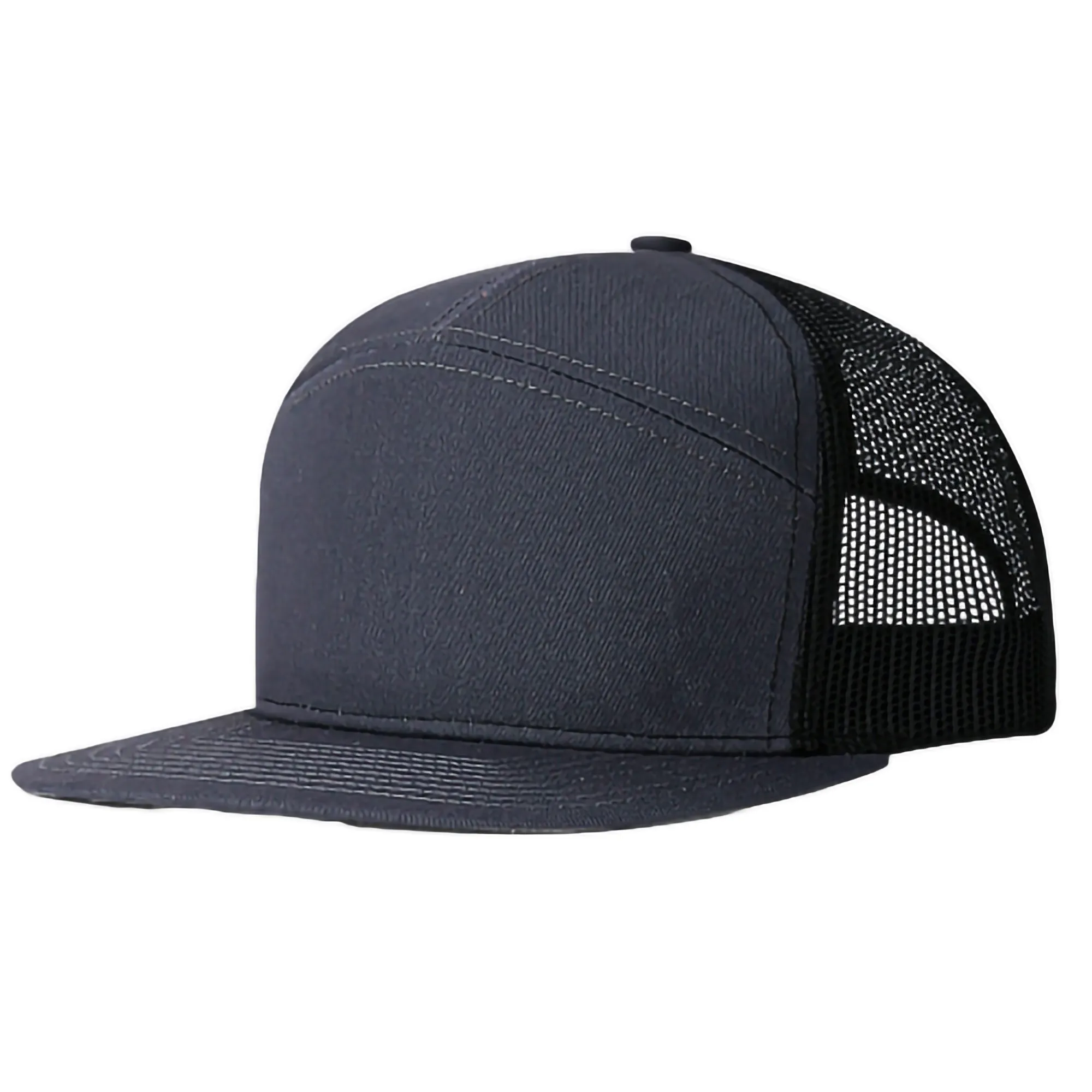 Adult Structured Flat Visor Snapback Cap 3