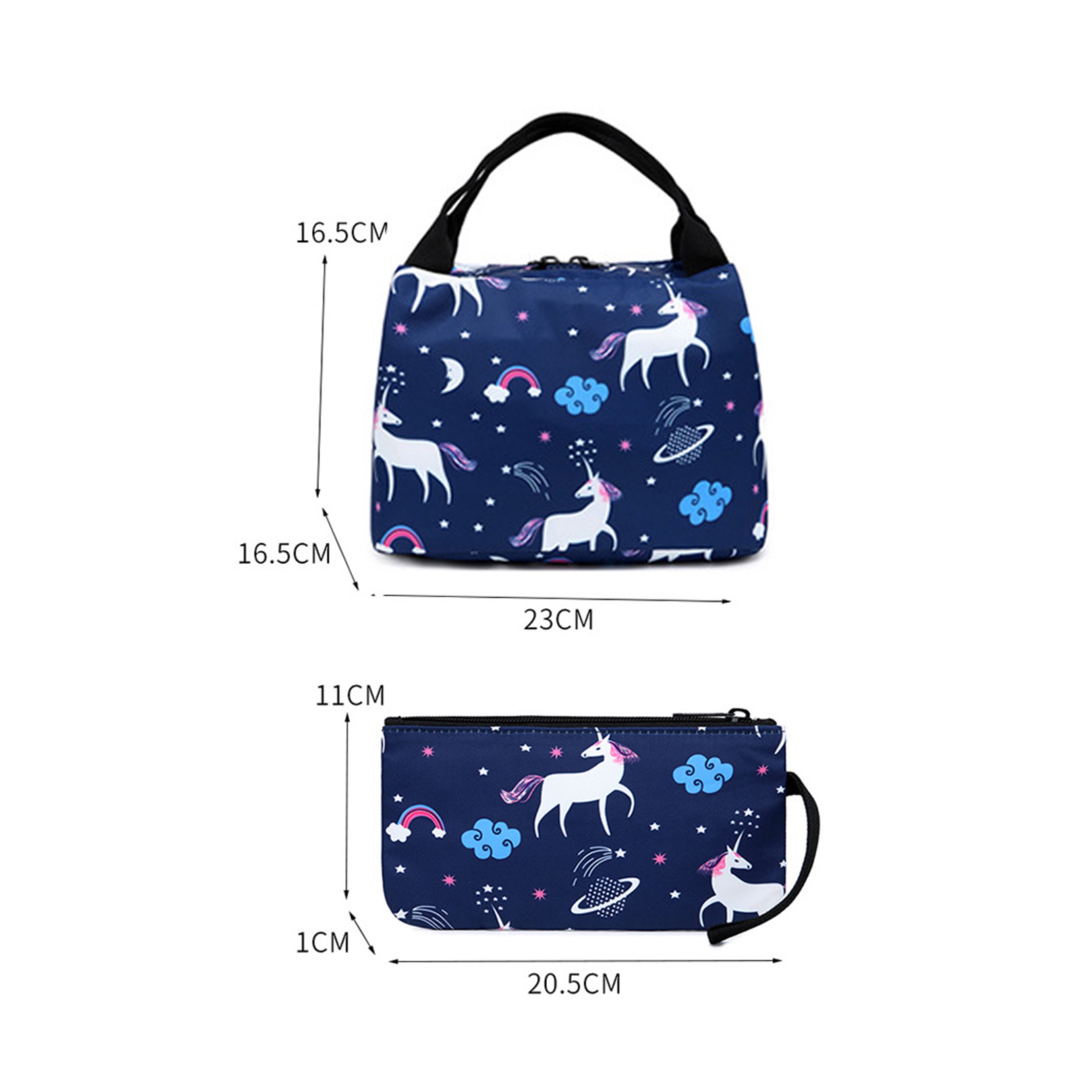 Printed Kids Backpack Lunch Bag & Pencil Bag Set (direct import) 2