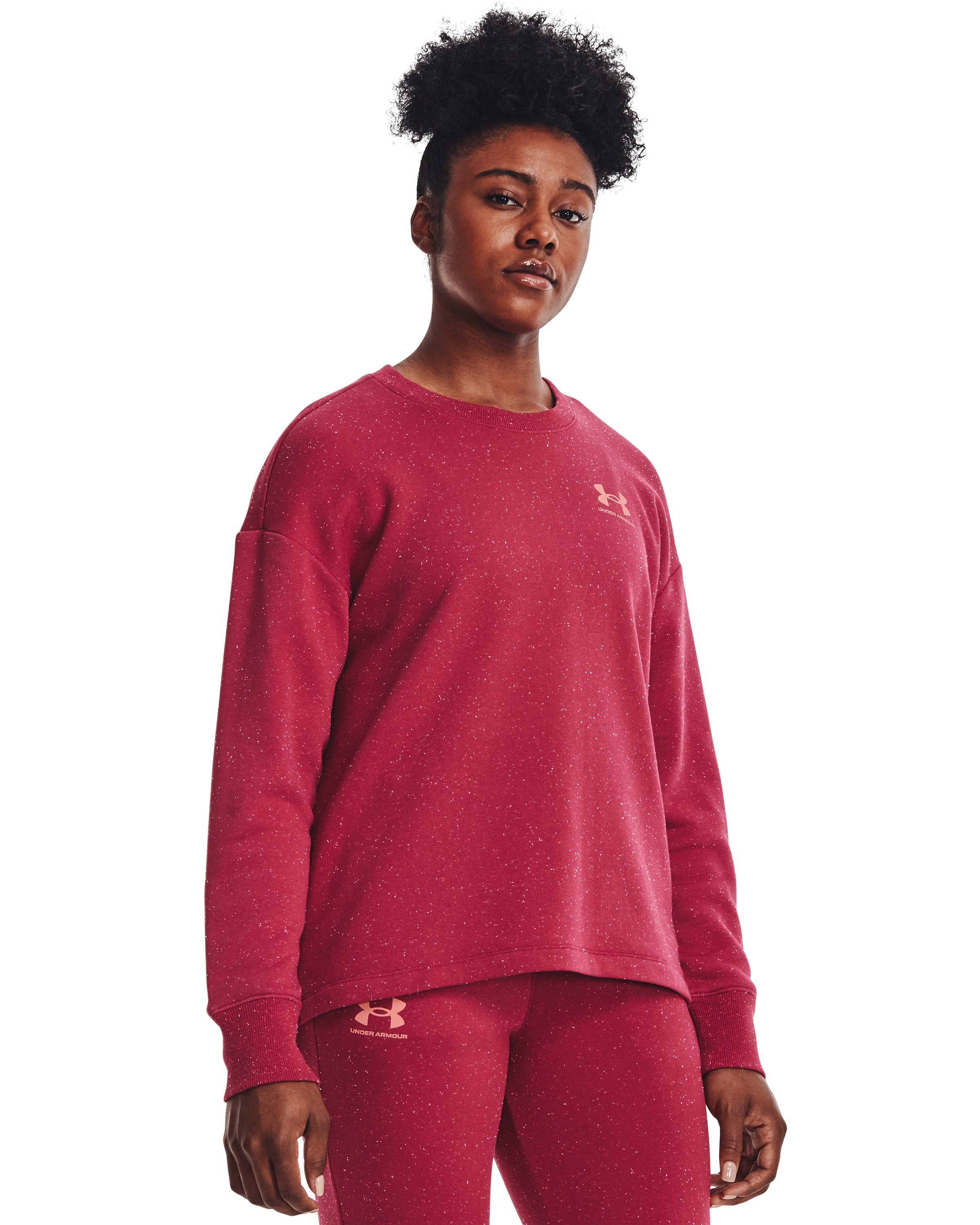 UA Rival Fleece Women's Oversized Crew 5