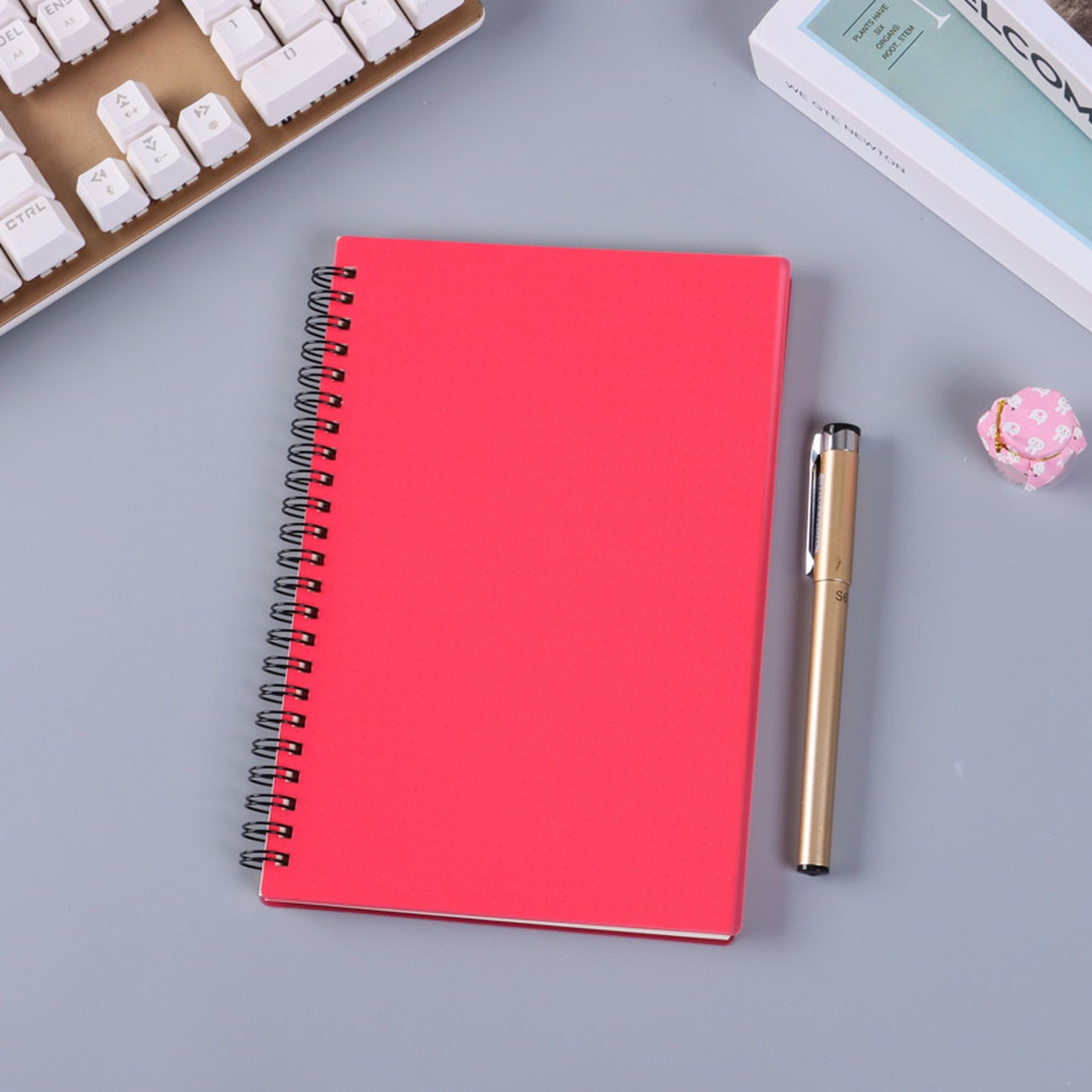 Spiral Notebook Plastic Hardcover College Ruled A5 Journals 4