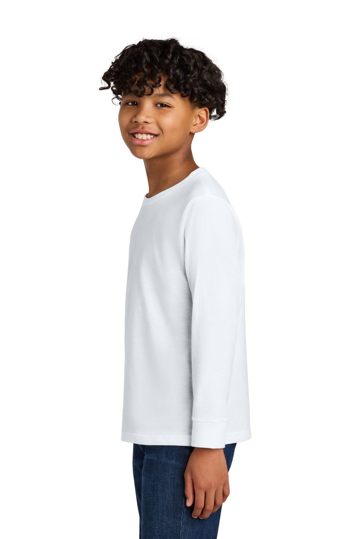 Next Level Apparel Youth Cotton Long Sleeve Tee NL3311 38