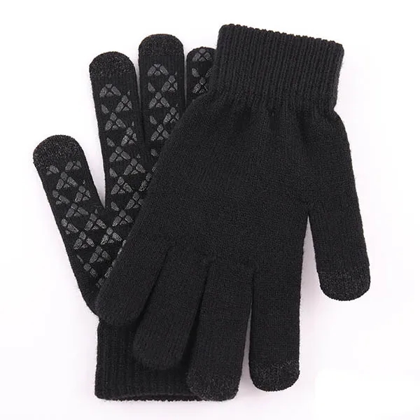 Winter Elastic Knit Touchscreen Gloves For Adults 3