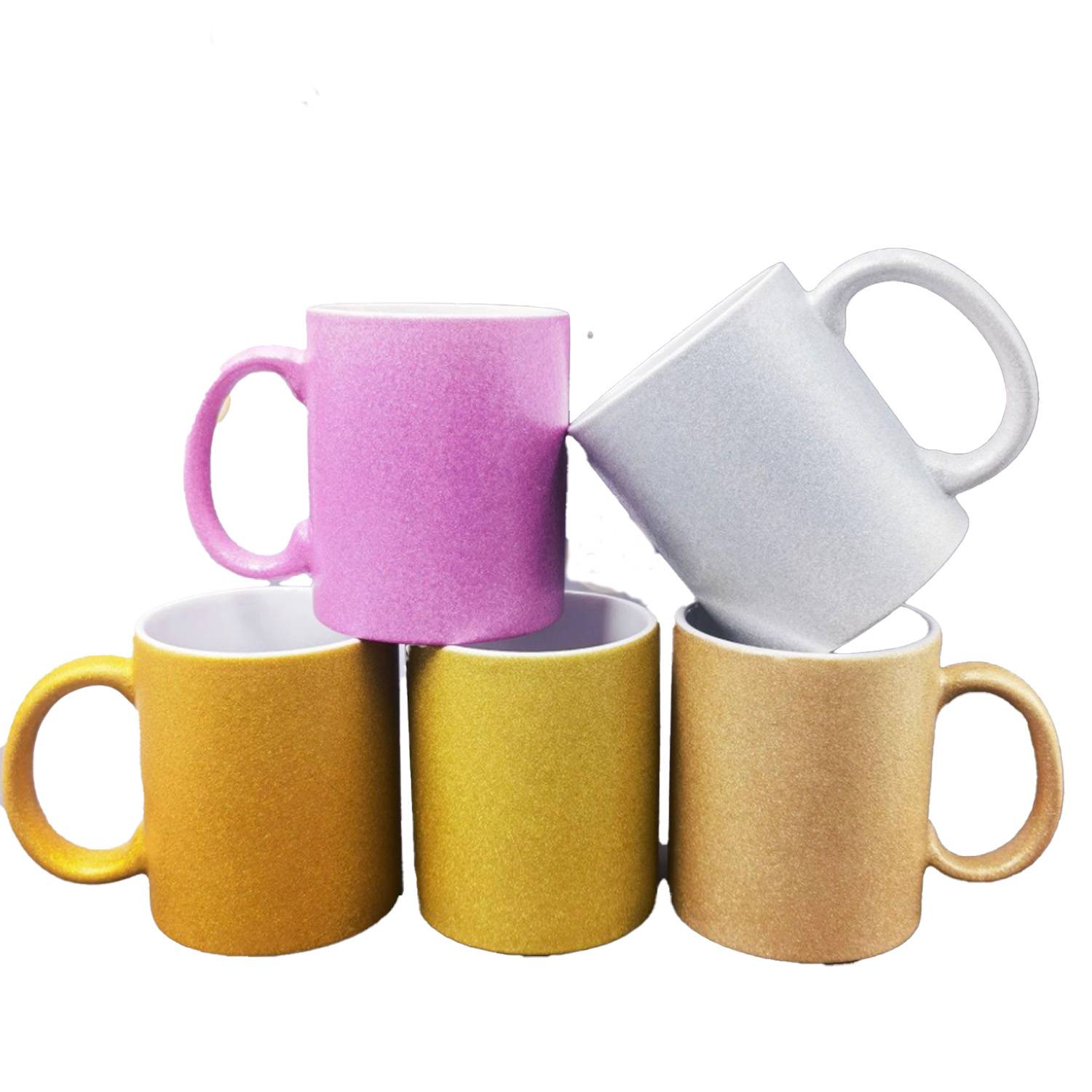 11oz Metallic Ceramic Mug 4
