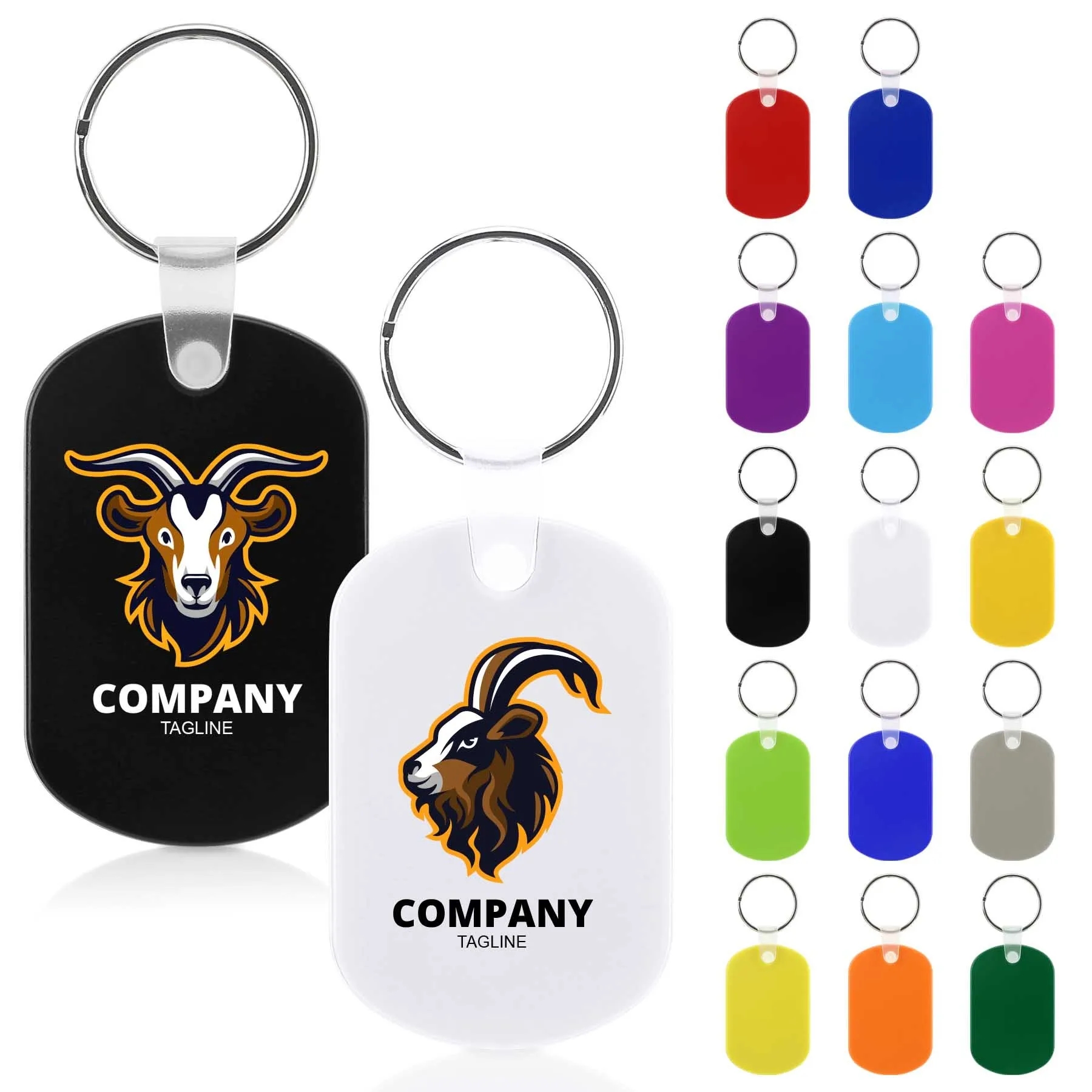 Oval Shape PVC Key Holder 4