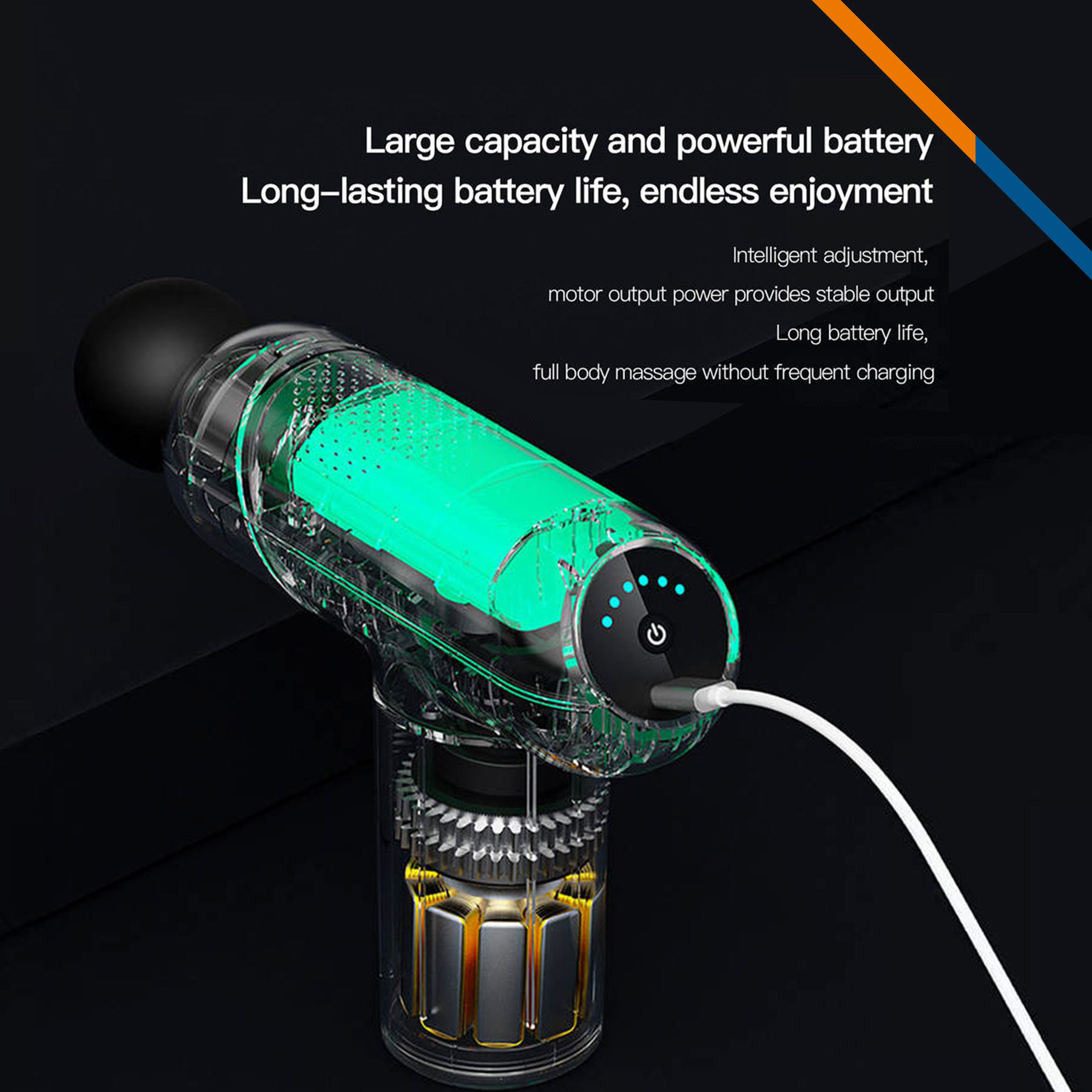 Helsa Noise Reduction Massage Gun 12