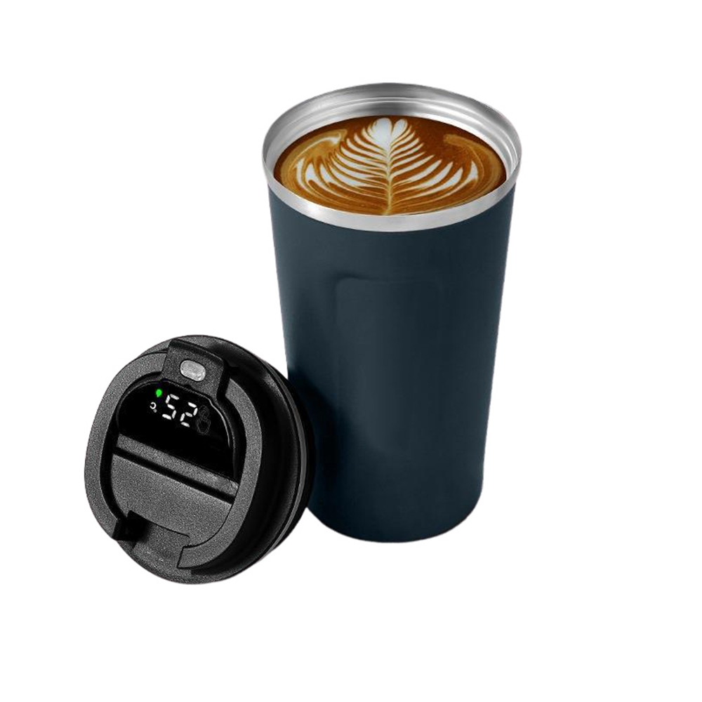Intelligent Temperature Measuring Stainless Steel Thermos Cup 4