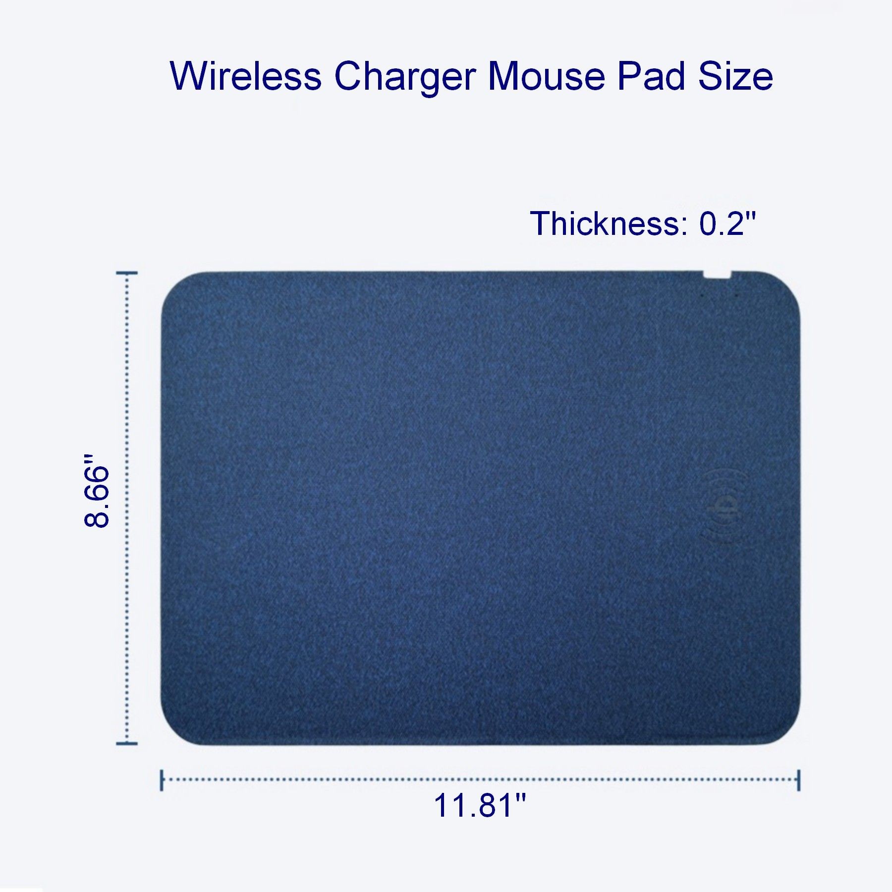 2 In 1 Mouse Pad With 15W Wireless Charger 13