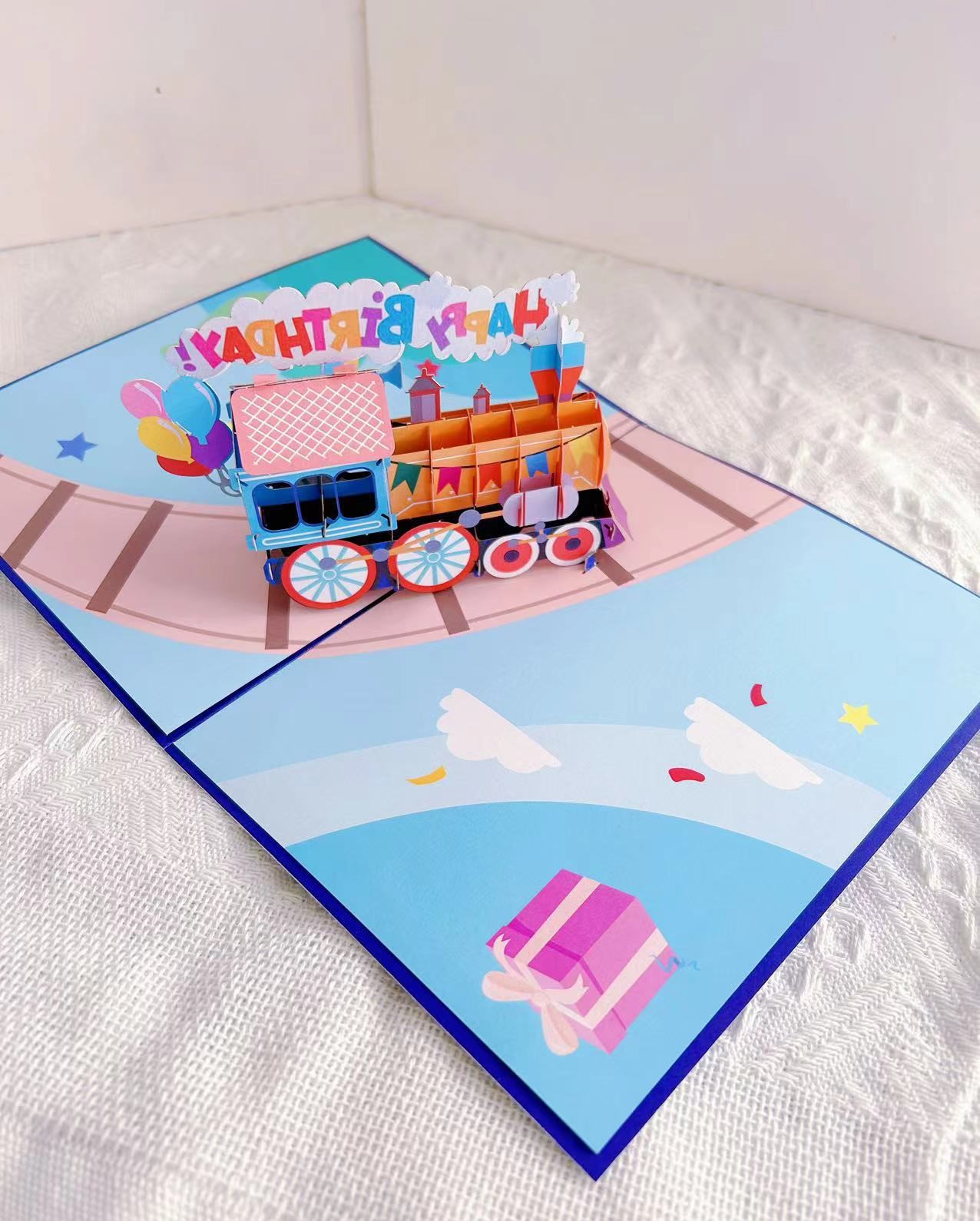 3D Birthday Custom Greeting Cards 3