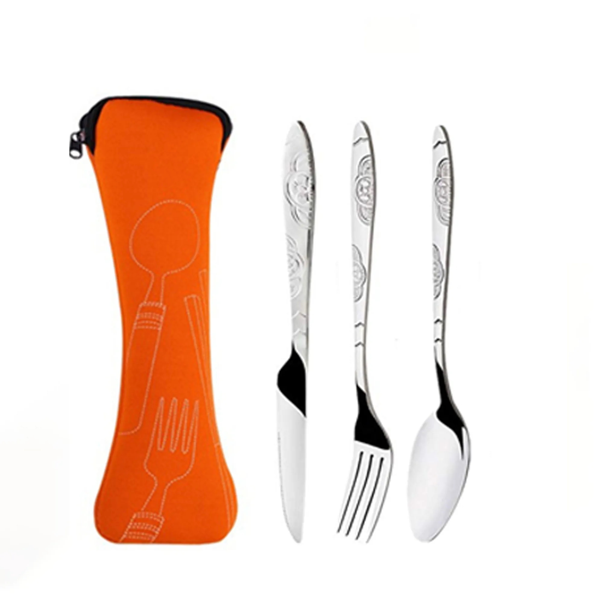Travel Cutlery Reusable Silverware Set 8