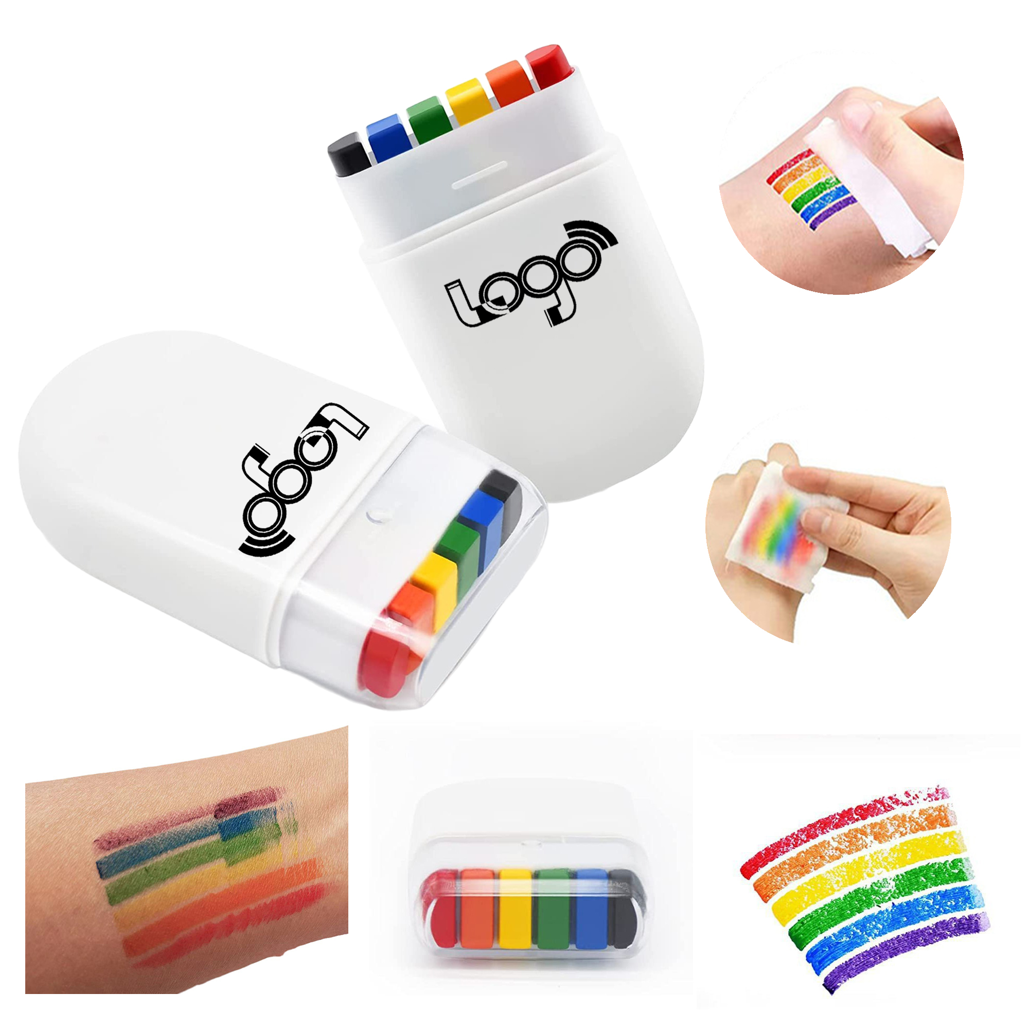 Portable Face Paint Crayon Set for Celebrations 1