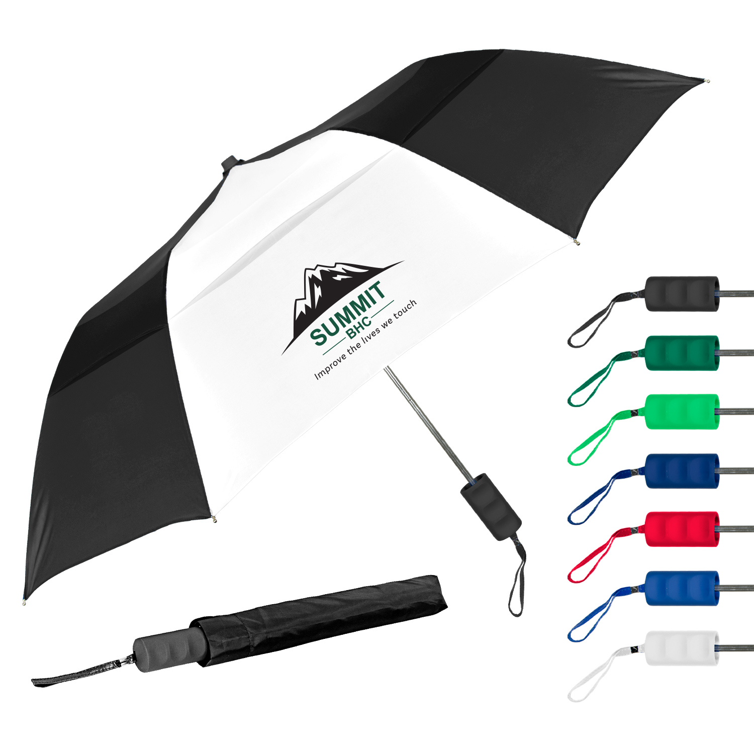The Vented Windproof Folding Umbrella 9