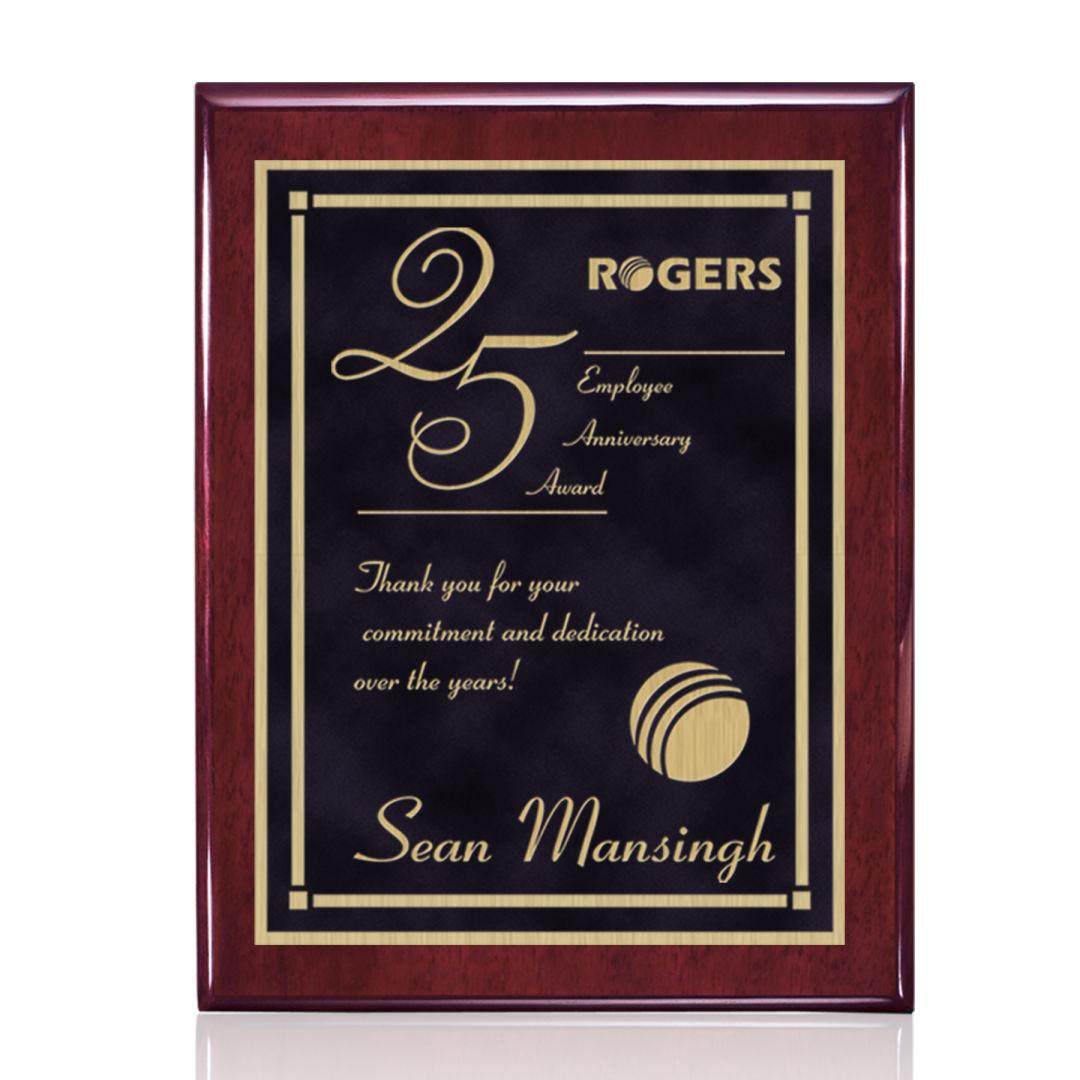 Oakleigh/Contempo Plaque - Rosewood/Black 4