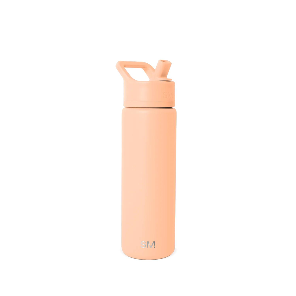 22 oz Simple Modern® Stainless Steel Double-Walled Insulated Summit Water Bottle with Straw Lid