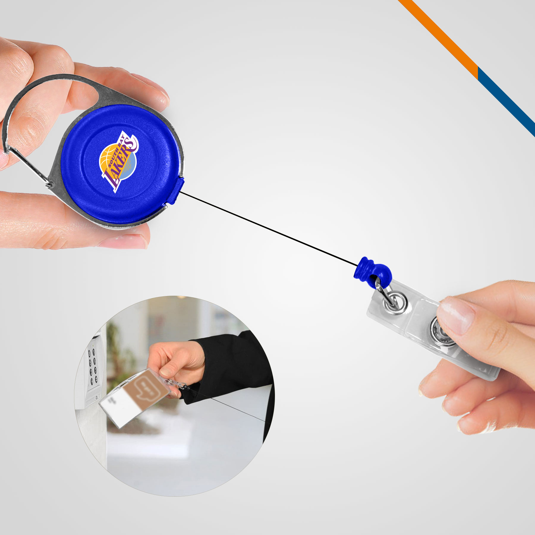Lemo Carabiner Badge Reel 2