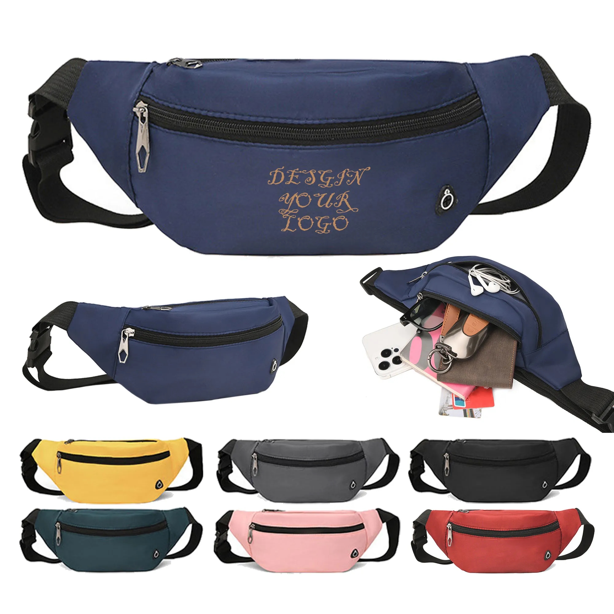 2 Zipper Cross body Bag 2