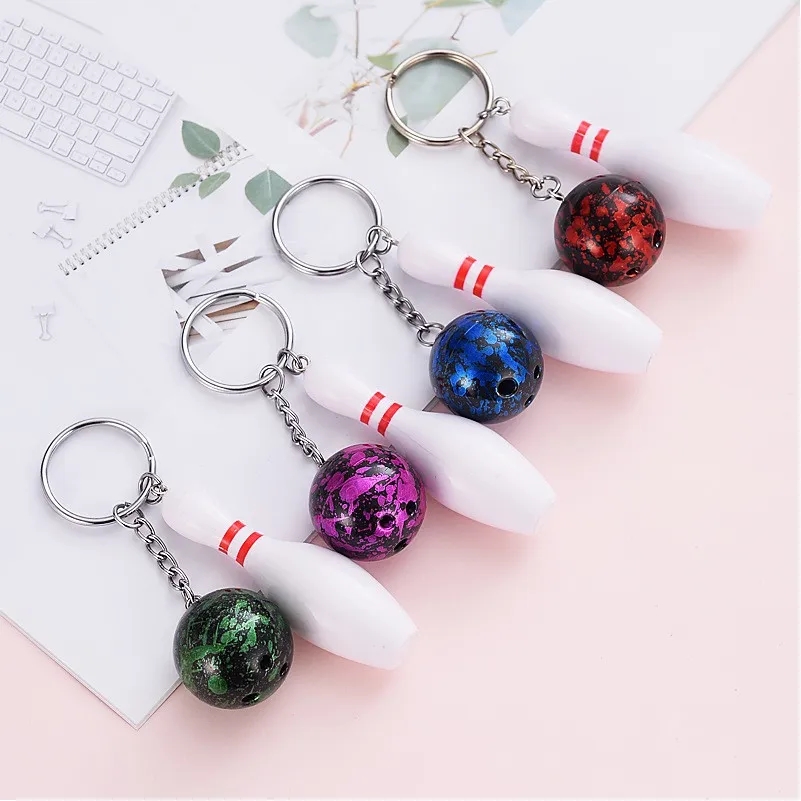 2 in 1 Bowling Metal Keychain 4