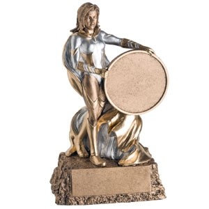 Super Hero-Female Monster Resin Figure Insert Holder 1