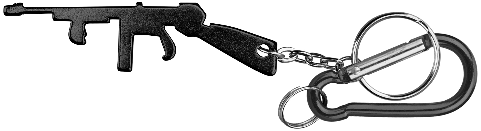 Rifle shape bottle opener key chain & Carabiner 3