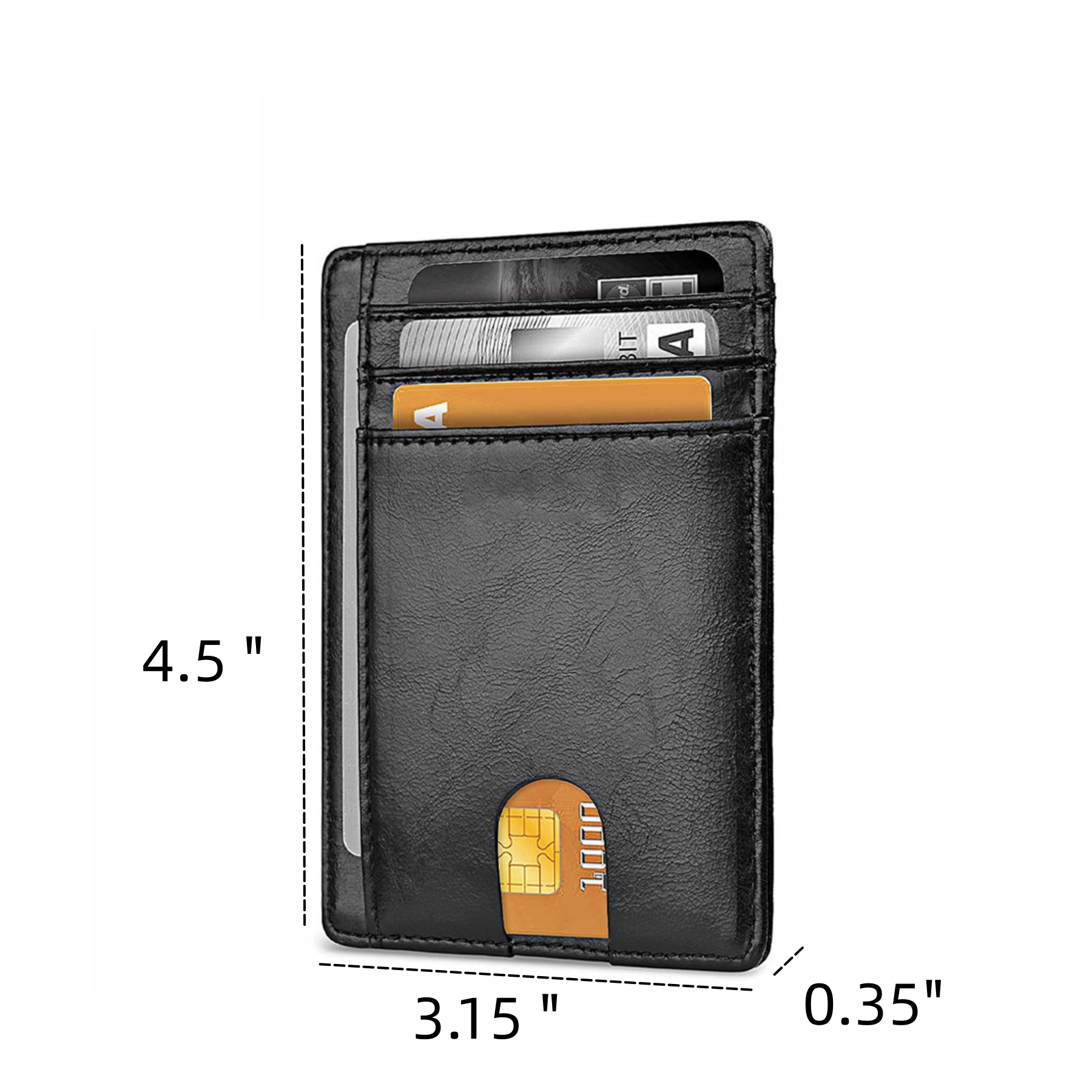 RFID Leather Credit Card Case 3