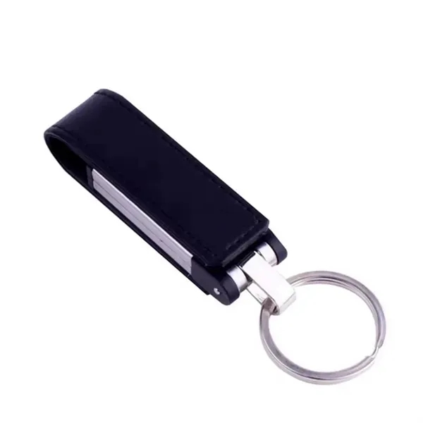 32GB Leather USB Keychain - High-Speed 3.0 Flash Drive 10