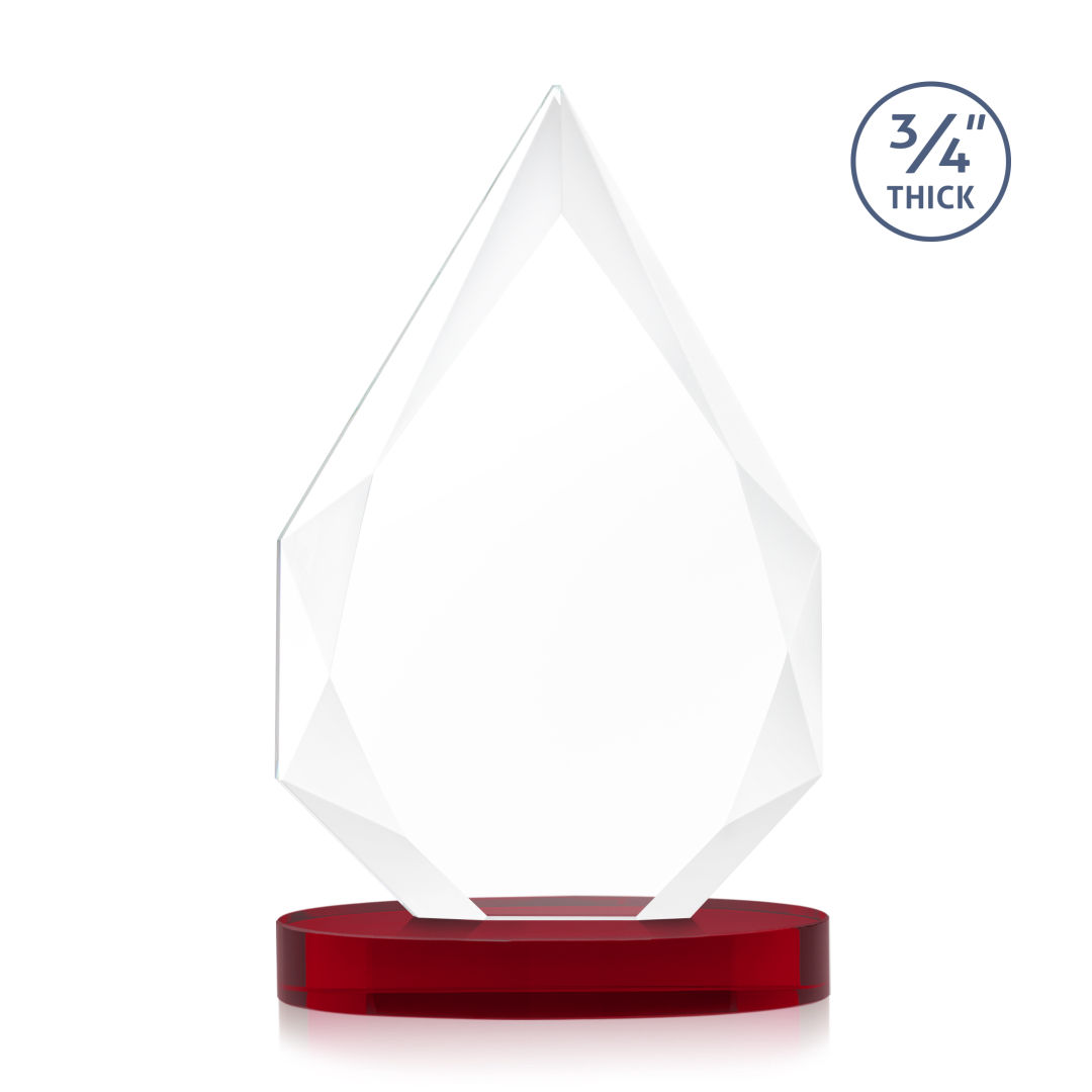 Hawthorne VividPrint™ Award on Alberton Base - Red 5