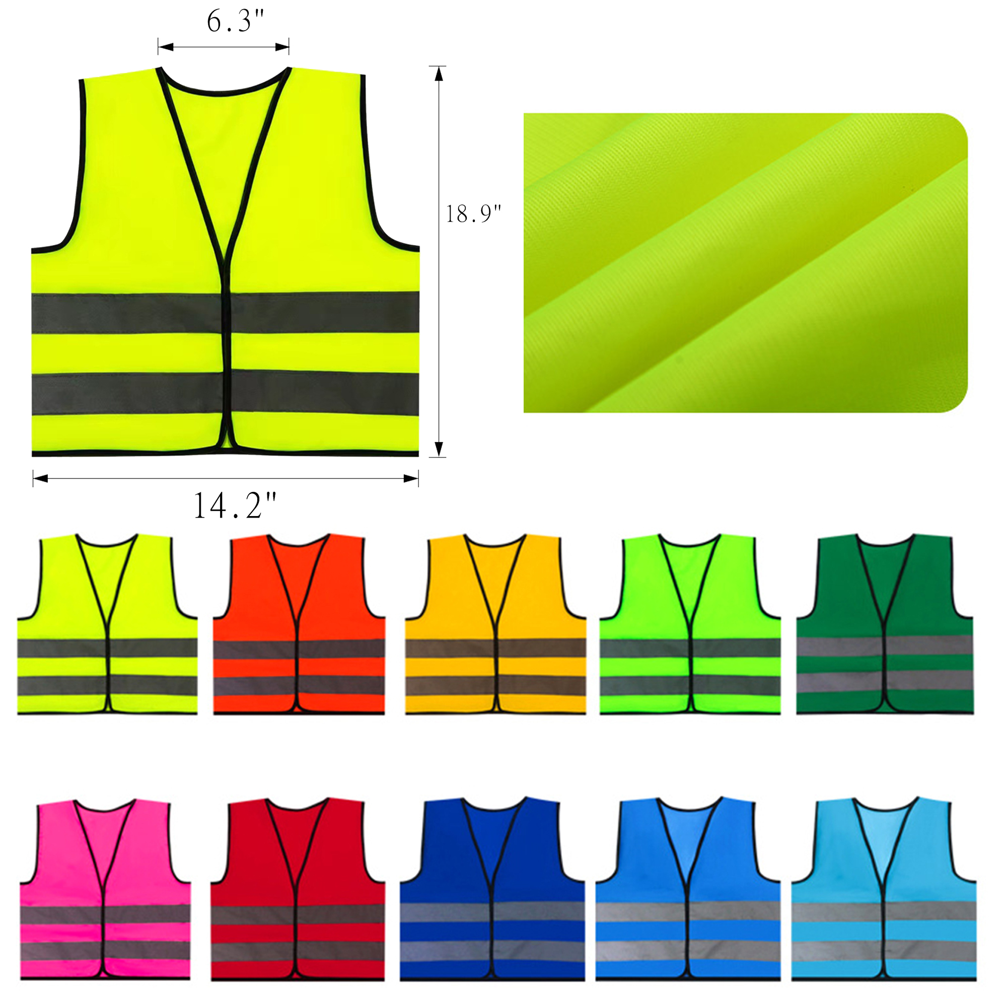 Youth Reflective Safety Vest 1
