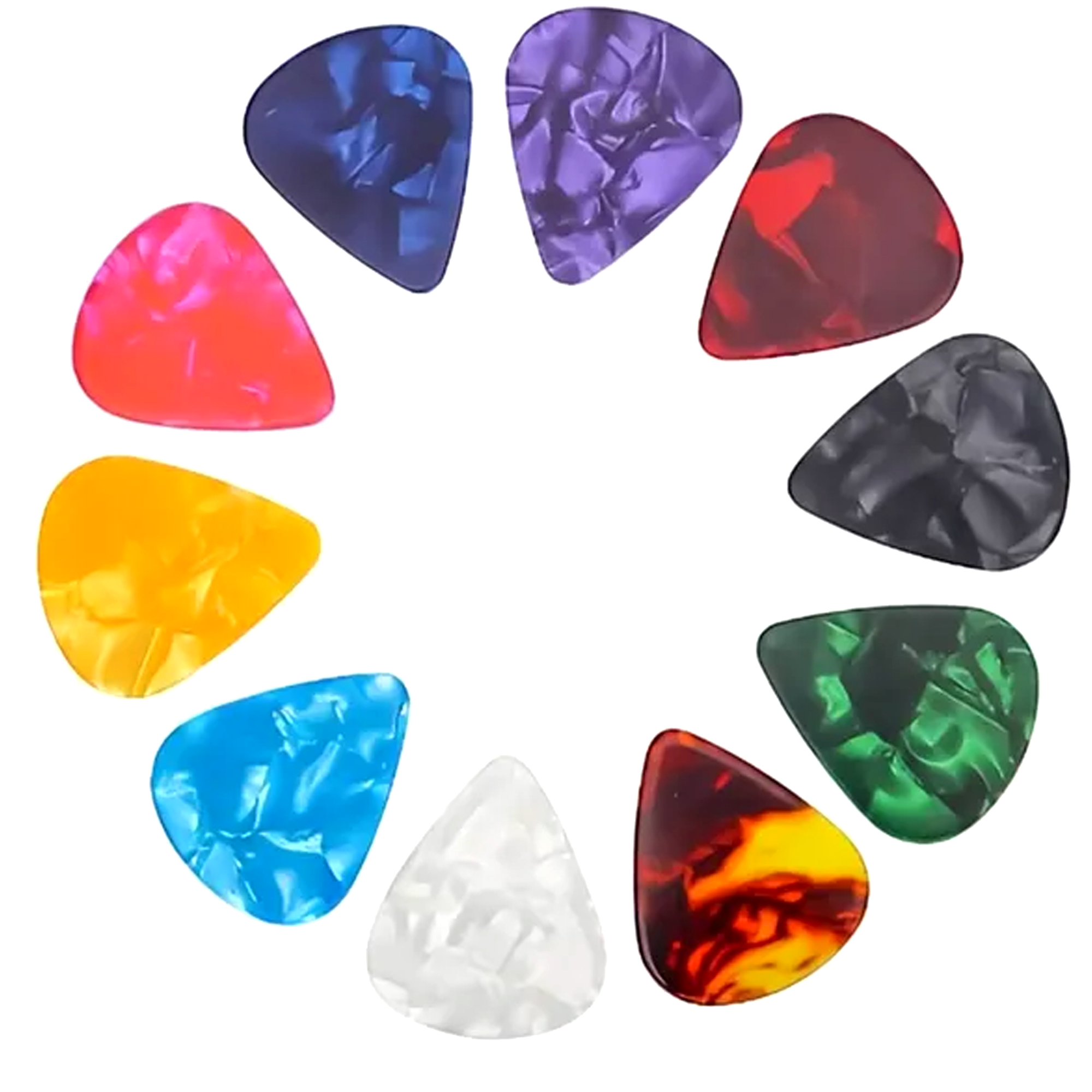 Assorted Celluloid Guitar Pick - Lightweight 2