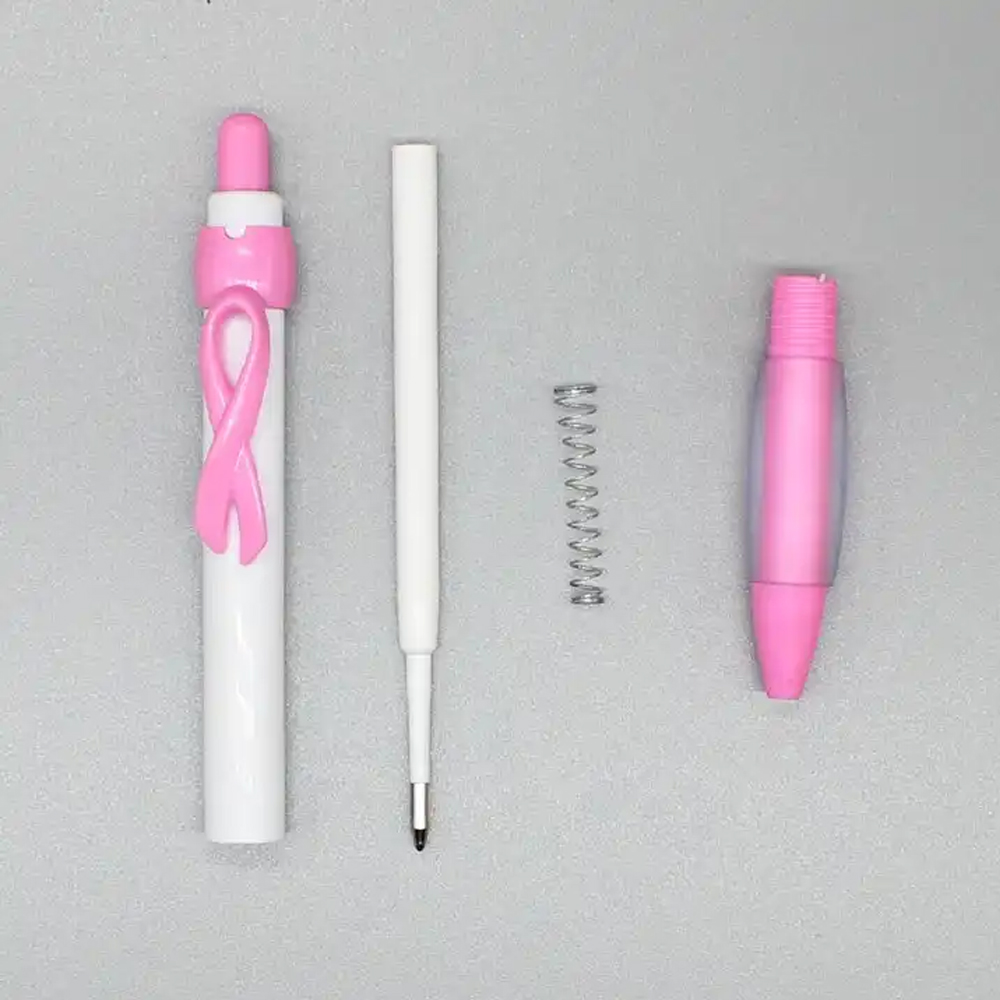 Breast Cancer Pen With Ribbon Clip Ball Pen 19