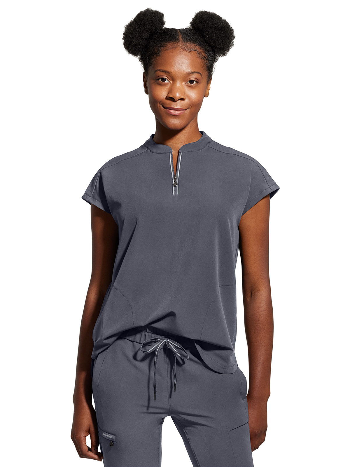 Healing Hands - 360 - Women's 2-Pocket Sandy Mandarin Collar Top 25