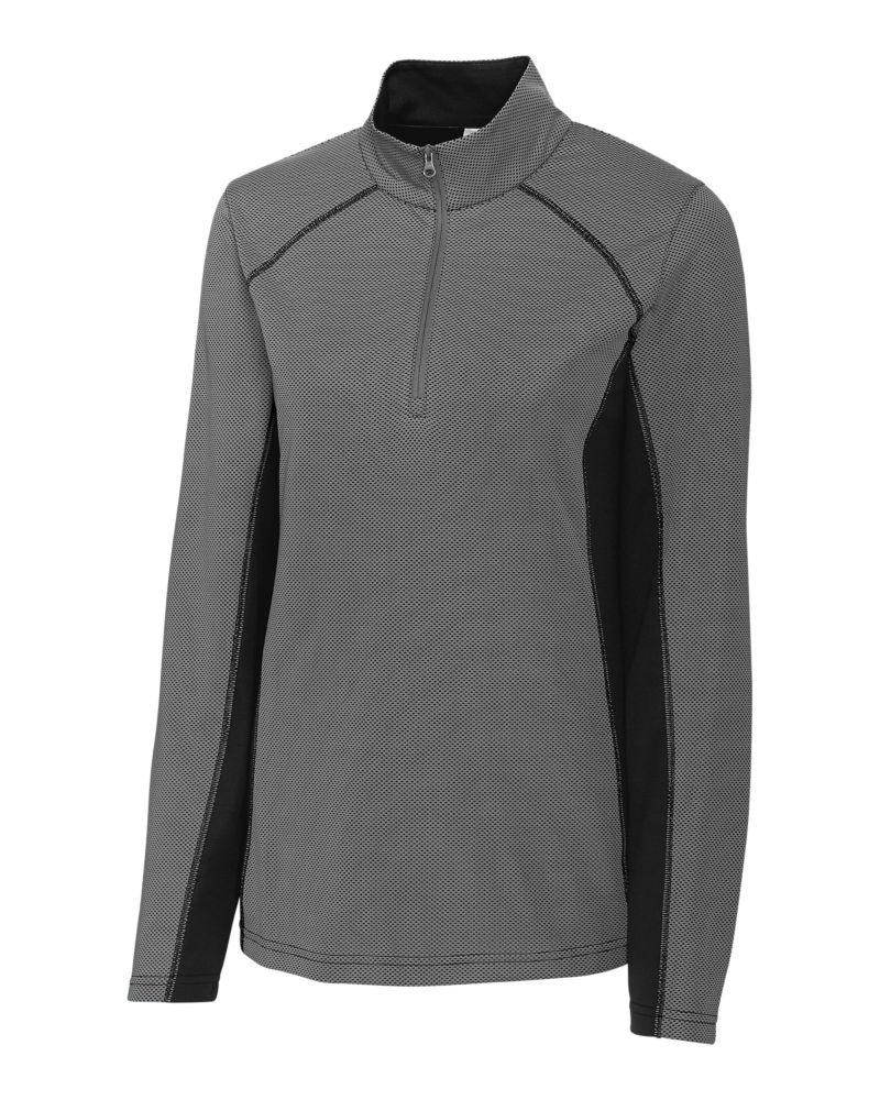 Clique Ice Pique Colorblock Tech Womens Half Zip 35
