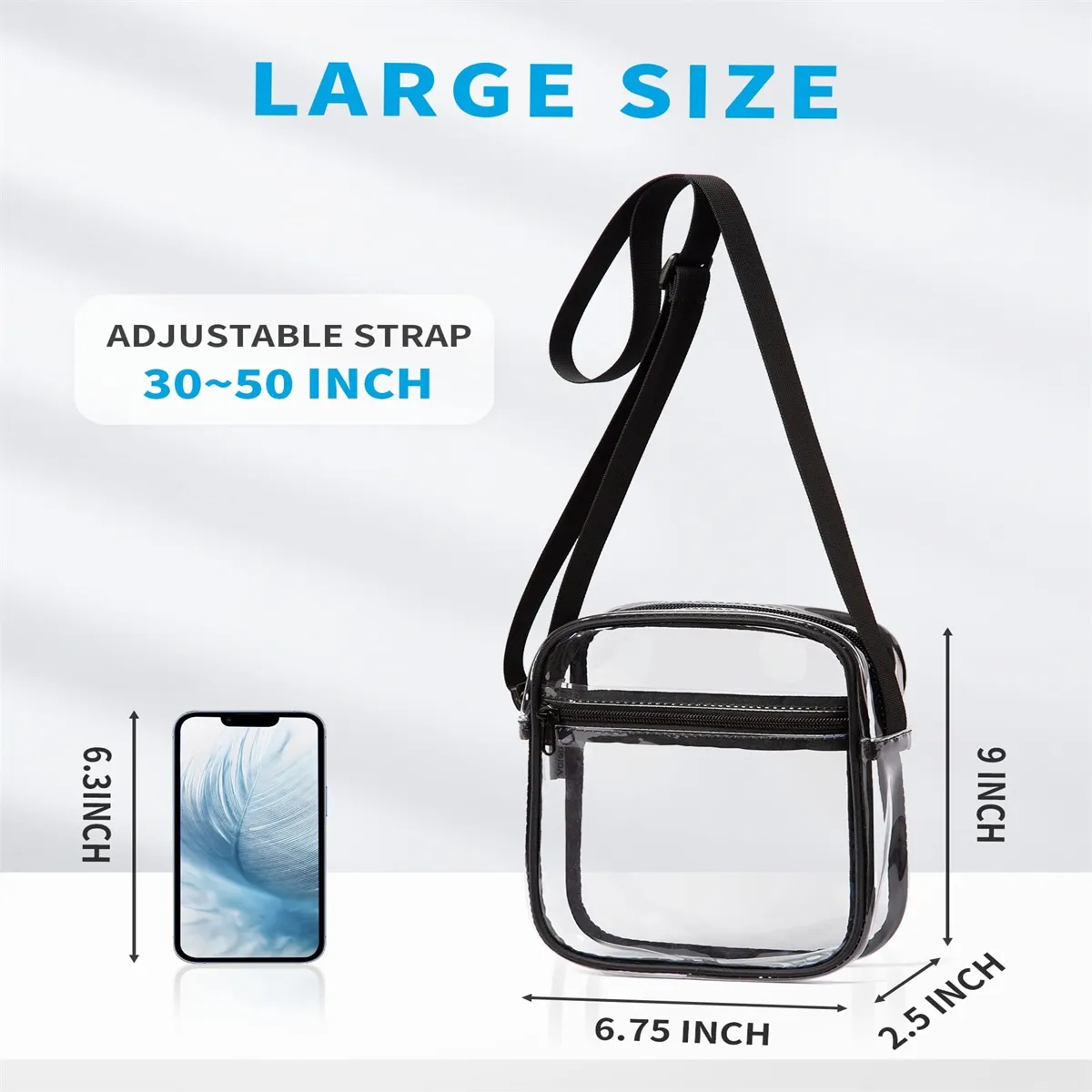 Clear stadium bag 7