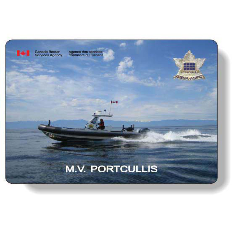 1/16" Rubber Back Mousepads with Sealed Edges / Rectangle (7.5" x 11") Four Colour Digital Imprint 1