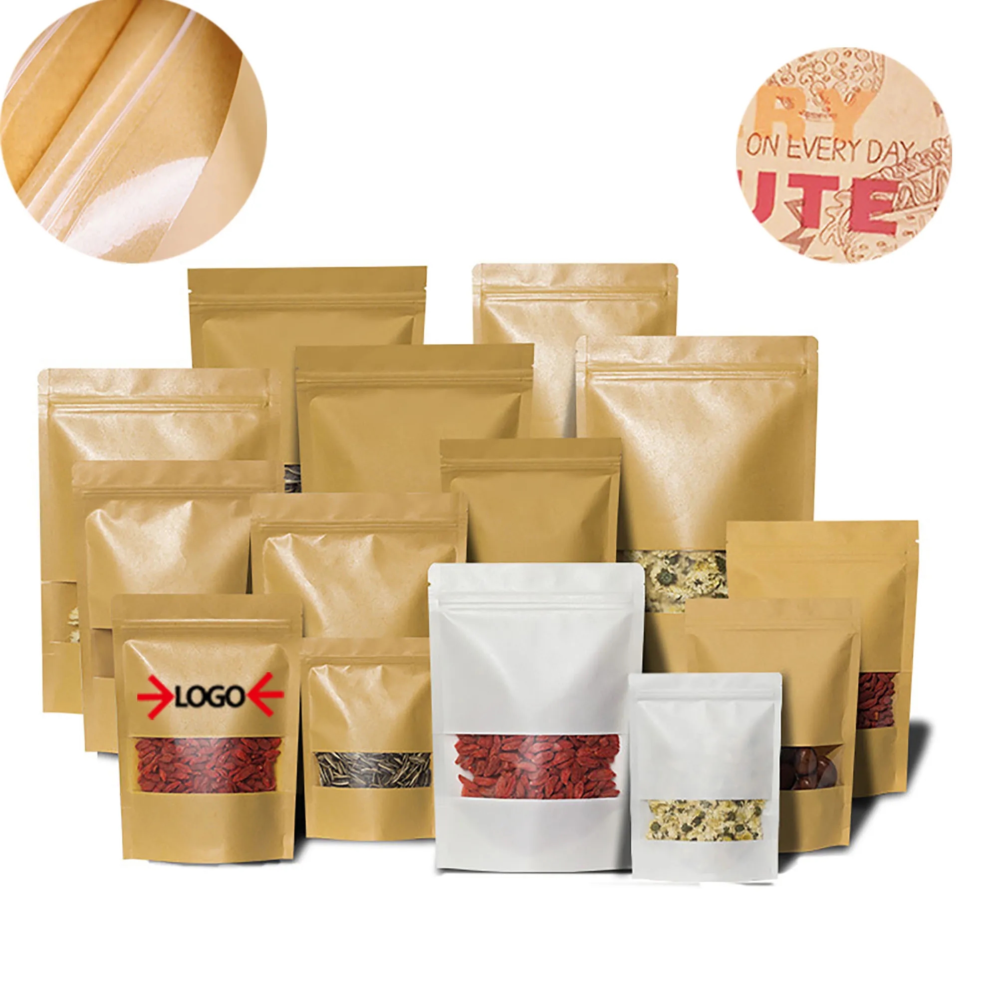 Kraft Paper Bag With Window 3
