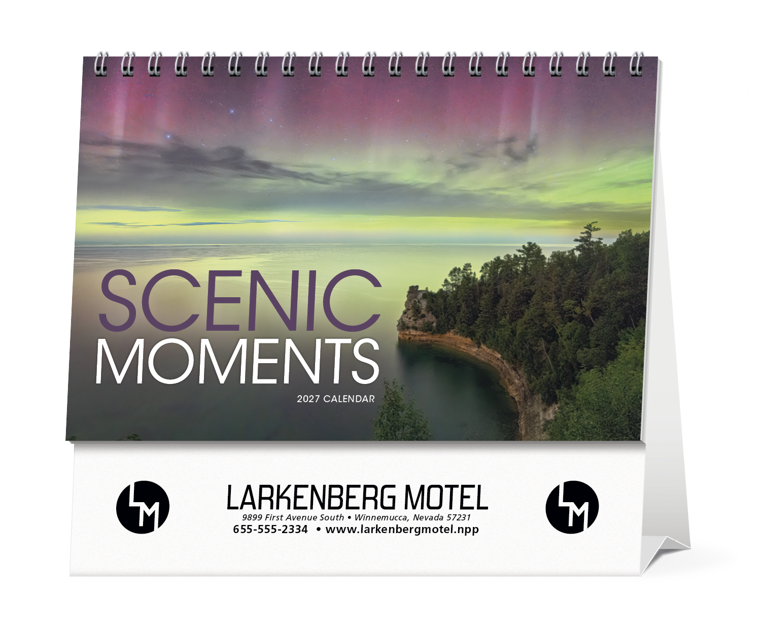 Triumph® Calendars Scenic Moments Large Desk Calendar 32