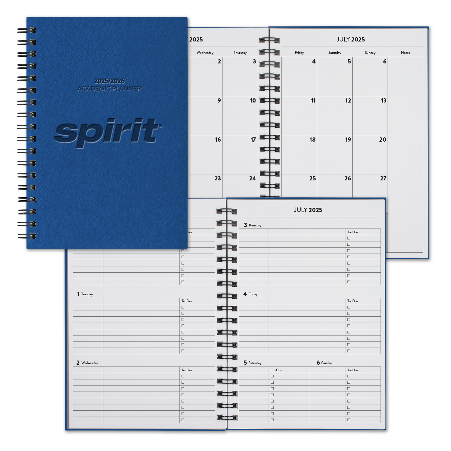 Castelli WireO Tucson Grande White Academic Planner
