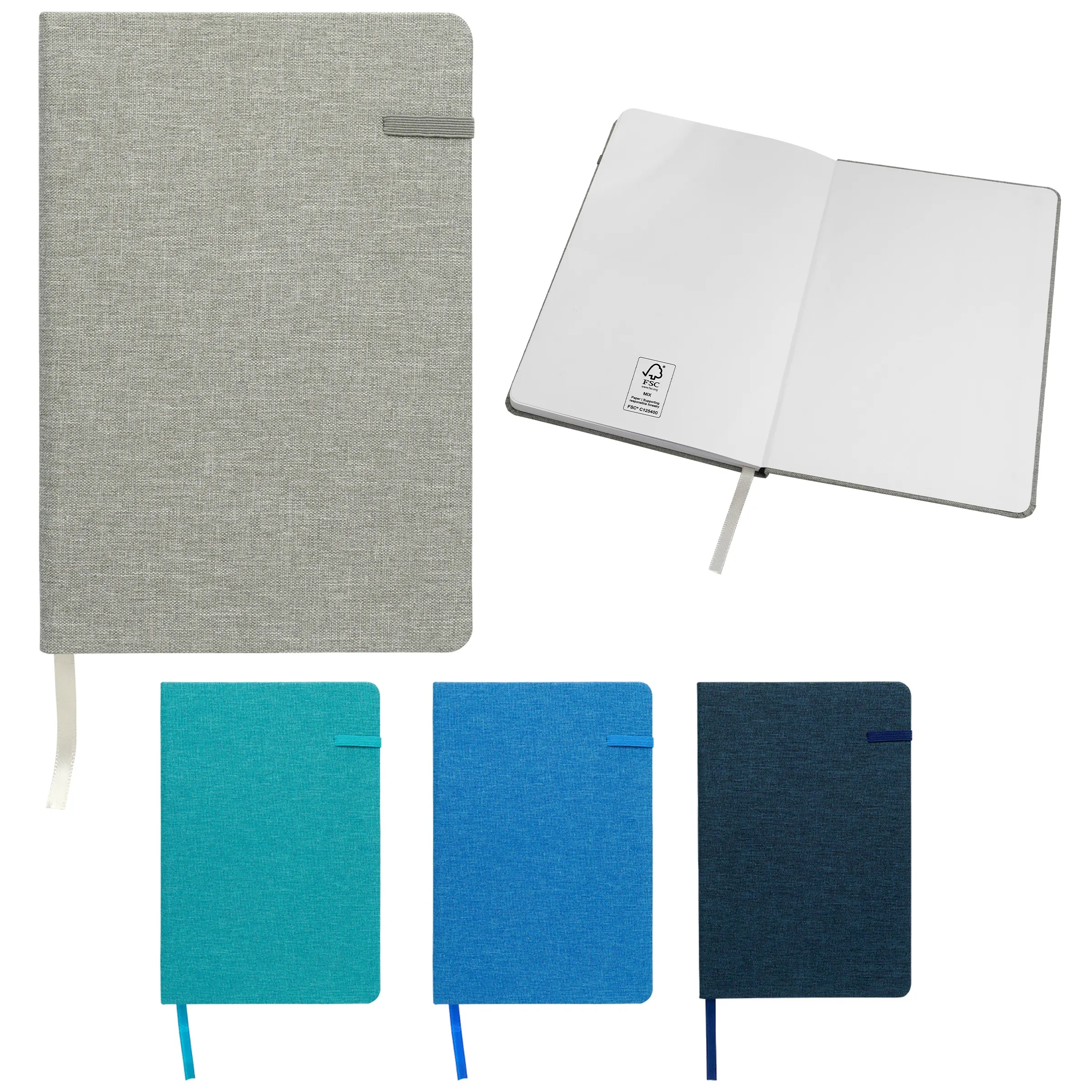 Recycled Heathered Notebook 20