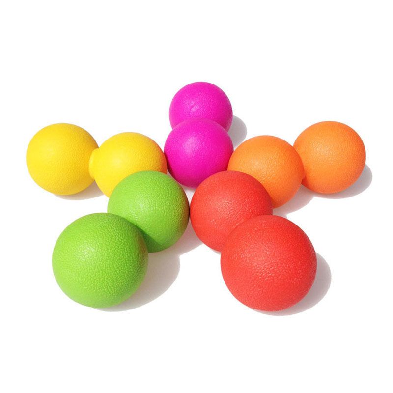 Double Massage Lacrosse Pin Rubber Solid Ball 4