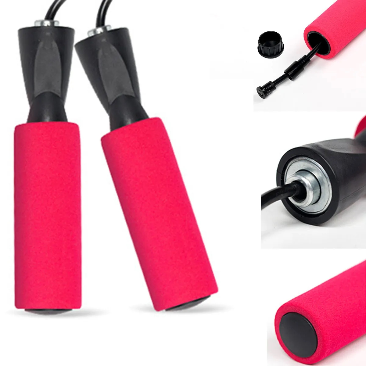 Aerobic Exercise Adjustable Bearing Training Jump Rope 4