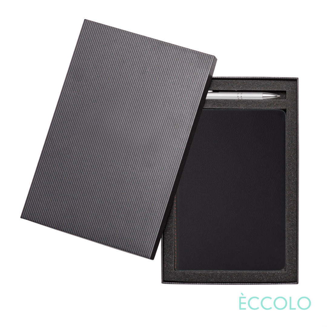 Eccolo® New Wave Journal/Clicker Pen Gift Set - (M) 18