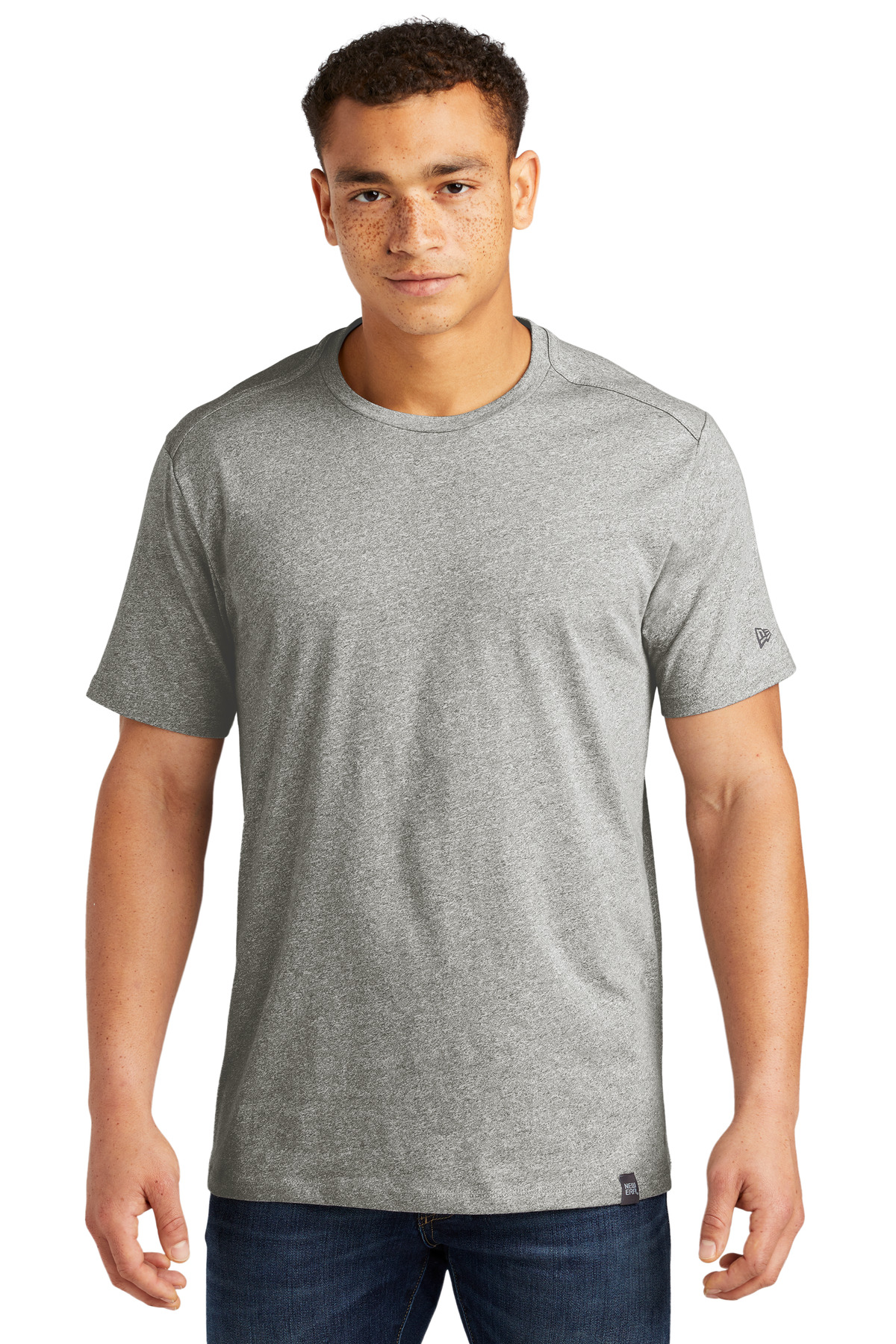 New Era Heritage Blend Crew Tee. NEA100 74