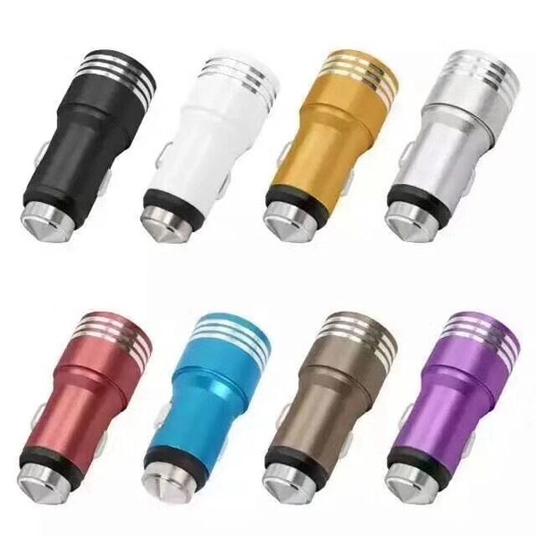 Safety Hammer Dual USB Car Charger 3